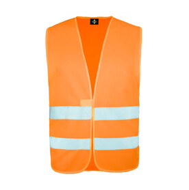 Korntex Basic Car Safety Vest Stuttgart, Orange, XL bedrucken, Art.-Nr. 409134106