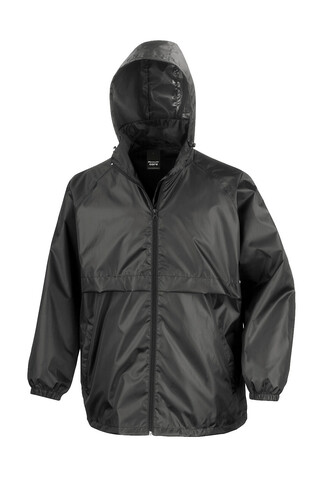 Result Lightweight Jacket, Black, XS bedrucken, Art.-Nr. 409331012
