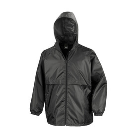 Result Lightweight Jacket, Black, XS bedrucken, Art.-Nr. 409331012