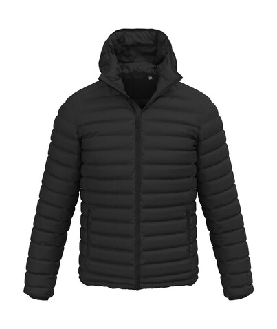 Stedman Lux Padded Jacket Men, Black Opal, 2XL bedrucken, Art.-Nr. 410051026