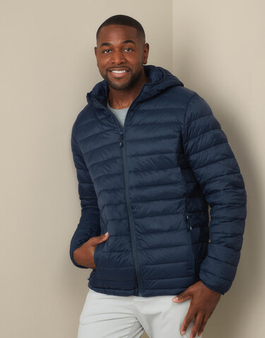 Stedman Lux Padded Jacket Men, Black Opal, S bedrucken, Art.-Nr. 410051022