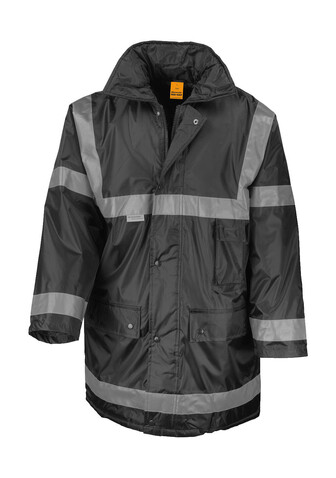 Result Management Coat, Black, XL bedrucken, Art.-Nr. 410331016