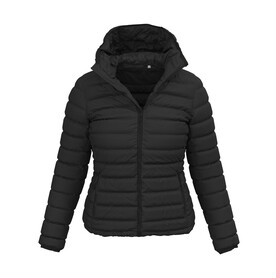 Stedman Lux Padded Jacket Women, Black Opal, XS bedrucken, Art.-Nr. 411051022