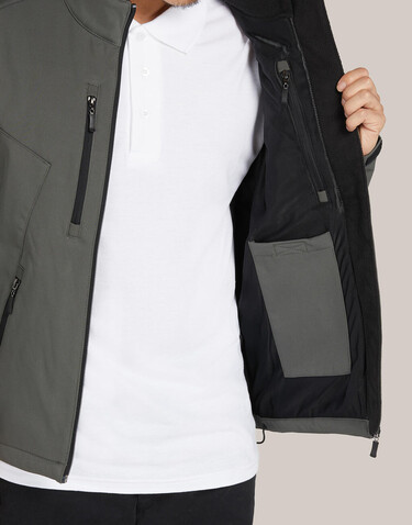 SG Signature Tagless Softshell Jacket Men, Charcoal, 3XL bedrucken, Art.-Nr. 411521307 SG Signature Tagless Softshell Jacket Men, Charcoal, 3XL bedrucken, Art.-Nr. 411521307
