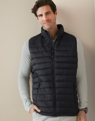 Stedman Lux Padded Vest Men, Black Opal, S bedrucken, Art.-Nr. 412051022