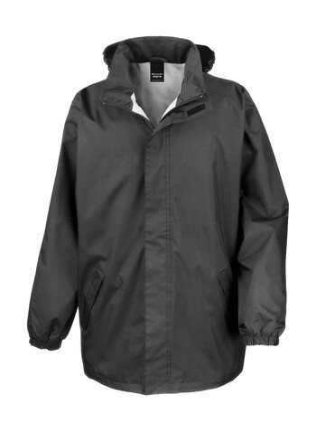 Result Core Midweight Jacket, Black, M bedrucken, Art.-Nr. 412331014