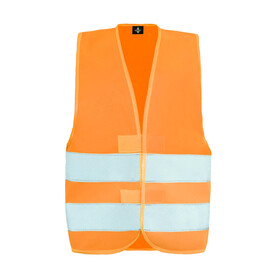 Korntex Safety Vest for Kids Aarhus, Orange, 2XS bedrucken, Art.-Nr. 414134101