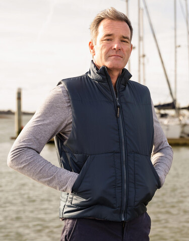 Result Fleece Lined Bodywarmer, Dark Grey, L bedrucken, Art.-Nr. 414331285