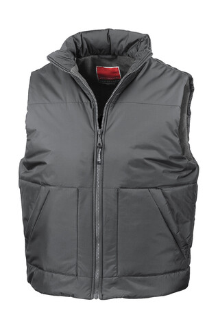 Result Fleece Lined Bodywarmer, Dark Grey, L bedrucken, Art.-Nr. 414331285