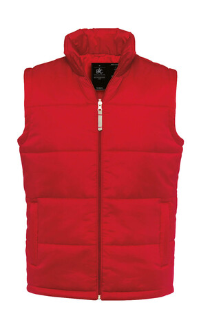 B &amp; C Bodywarmer/men, Red, 3XL bedrucken, Art.-Nr. 414424008