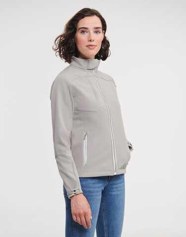 Russell Europe Ladies` Bionic Softshell Jacket, Black, XL bedrucken, Art.-Nr. 416001016