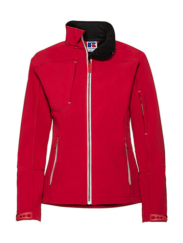 Russell Europe Ladies` Bionic Softshell Jacket, Stone, XS bedrucken, Art.-Nr. 416000092