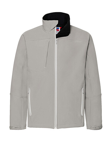 Russell Europe Men`s Bionic Softshell Jacket, Stone, XS bedrucken, Art.-Nr. 417000092