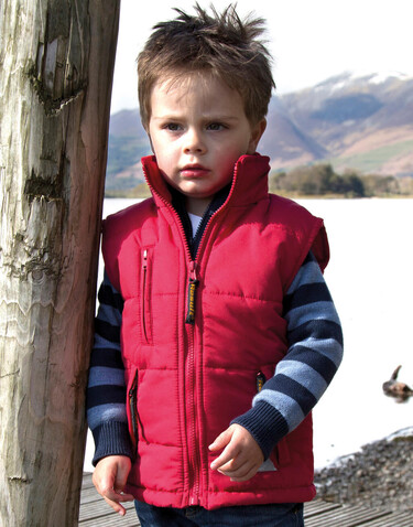 Result Junior Ultra Padded Bodywarmer, Red, XL (11-12) bedrucken, Art.-Nr. 417334006