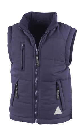 Result Junior Ultra Padded Bodywarmer, Navy, 2XS (2-3) bedrucken, Art.-Nr. 417332001