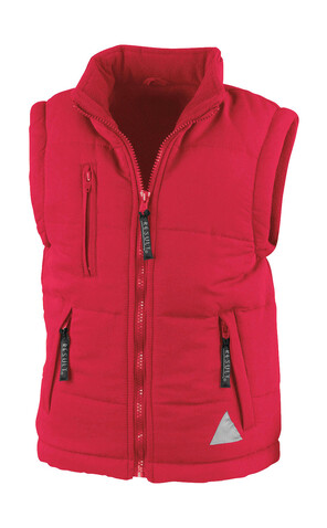 Result Junior Ultra Padded Bodywarmer, Red, XL (11-12) bedrucken, Art.-Nr. 417334006