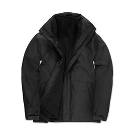 B &amp;amp; C Corporate 3-in-1 Jacket, Black, XS bedrucken, Art.-Nr. 418421012