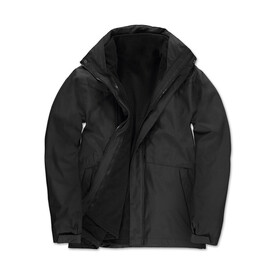 B & C Corporate 3-in-1 Jacket, Black, XS bedrucken, Art.-Nr. 418421012 B & C Corporate 3-in-1 Jacket, Black, XS bedrucken, Art.-Nr. 418421012