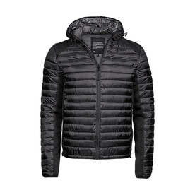 Tee Jays Hooded Outdoor Crossover Jacket, Black/Black Melange, S bedrucken, Art.-Nr. 418541613 Tee Jays Hooded Outdoor Crossover Jacket, Black/Black Melange, S bedrucken, Art.-Nr. 418541613