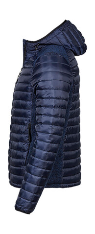 Tee Jays Hooded Outdoor Crossover Jacket, Black/Black Melange, S bedrucken, Art.-Nr. 418541613
