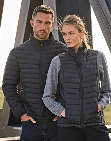 Tee Jays Ladies` Zepelin Vest, Black, S bedrucken, Art.-Nr. 420541013
