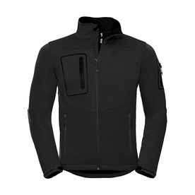 Russell Europe Men`s Sportshell 5000 Jacket, Black, XS bedrucken, Art.-Nr. 421001012 Russell Europe Men`s Sportshell 5000 Jacket, Black, XS bedrucken, Art.-Nr. 421001012