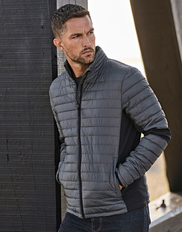 Tee Jays Crossover Jacket, Space Grey/Black, S bedrucken, Art.-Nr. 421541703