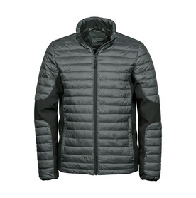 Tee Jays Crossover Jacket, Space Grey/Black, S bedrucken, Art.-Nr. 421541703