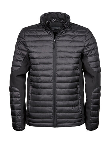 Tee Jays Crossover Jacket, Black/Black, 2XL bedrucken, Art.-Nr. 421541777