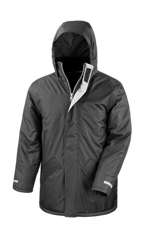 Result Winter Parka, Black, L bedrucken, Art.-Nr. 422331015