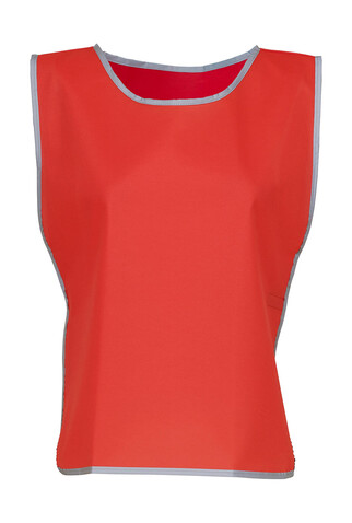 Yoko Fluo Reflective Border Tabard, Red, L/XL bedrucken, Art.-Nr. 422774001