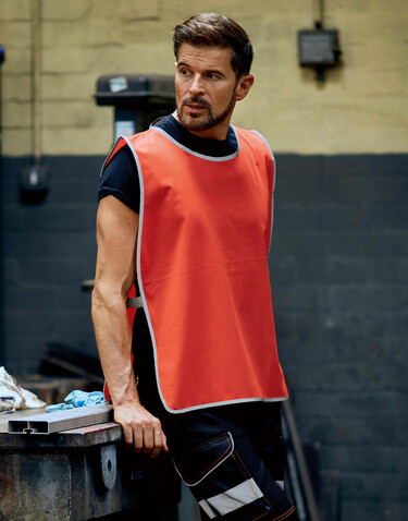 Yoko Fluo Reflective Border Tabard, Red, L/XL bedrucken, Art.-Nr. 422774001