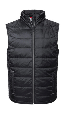Russell Europe Men`s Nano Bodywarmer, Black, S bedrucken, Art.-Nr. 425001013