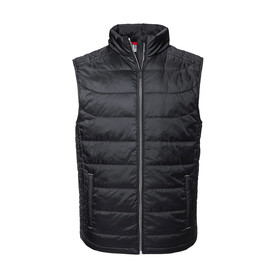 Russell Europe Men`s Nano Bodywarmer, Black, S bedrucken, Art.-Nr. 425001013