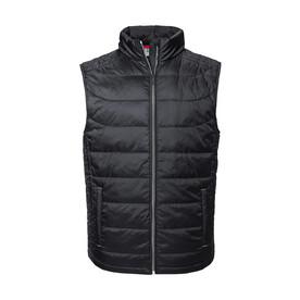 Russell Europe Men`s Nano Bodywarmer, Black, S bedrucken, Art.-Nr. 425001013