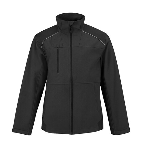 B &amp; C Shield Softshell PRO Jacket, Black, 3XL bedrucken, Art.-Nr. 425421018