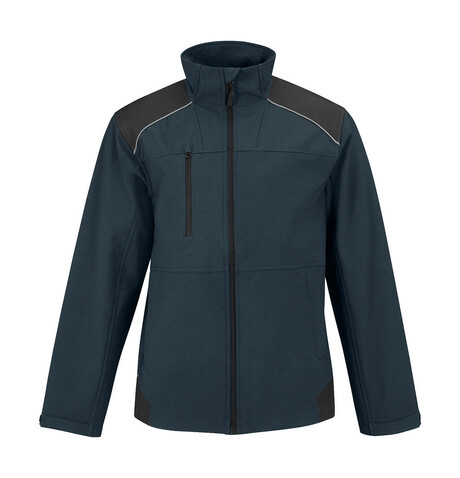 B &amp; C Shield Softshell PRO Jacket, Navy, 4XL bedrucken, Art.-Nr. 425422009