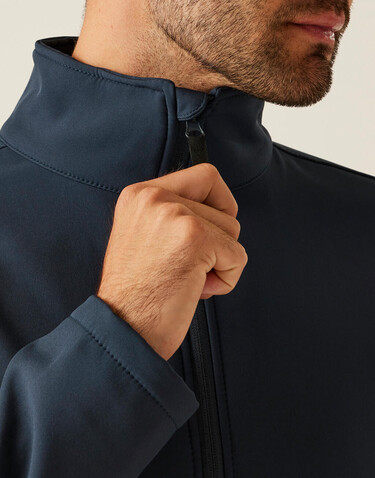 Regatta Reid Softshell, Black, S bedrucken, Art.-Nr. 426171013