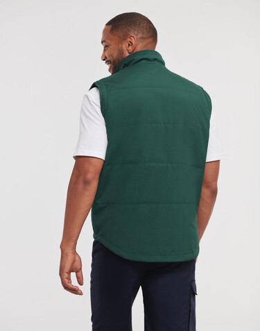Russell Europe Heavy Duty Workwear Gilet, Black, XS bedrucken, Art.-Nr. 427001012