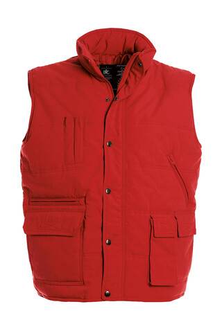 B &amp; C Bodywarmer Explorer, Red, L bedrucken, Art.-Nr. 427424005