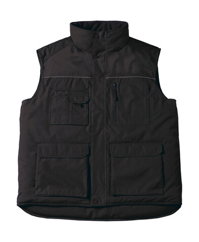 B &amp; C Expert Pro Workwear Bodywarmer, Black, XL bedrucken, Art.-Nr. 428421016