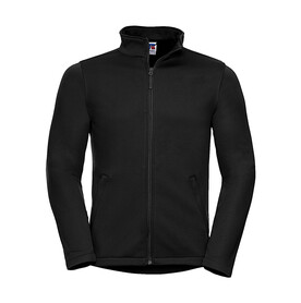Russell Europe Men`s Smart Softshell Jacket, Black, XS bedrucken, Art.-Nr. 429001012