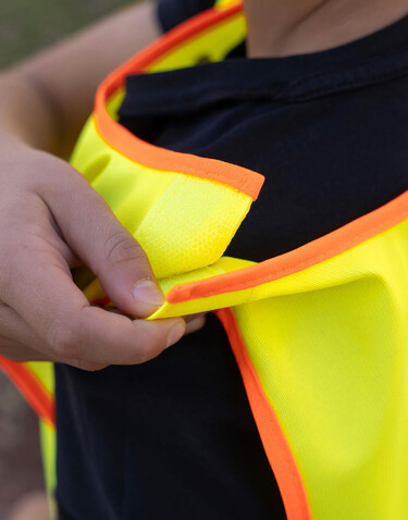 Korntex Children`s Safety Vest Funtastic Wildlife, Lion Yellow, 2XS bedrucken, Art.-Nr. 431138001 Korntex Children`s Safety Vest Funtastic Wildlife, Lion Yellow, 2XS bedrucken, Art.-Nr. 431138001