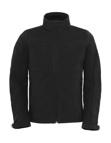 B & C Hooded Softshell/men, Black, L bedrucken, Art.-Nr. 431421015 B & C Hooded Softshell/men, Black, L bedrucken, Art.-Nr. 431421015