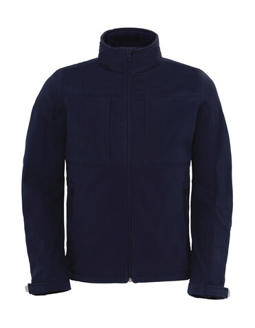 B & C Hooded Softshell/men, Navy, S bedrucken, Art.-Nr. 431422003 B & C Hooded Softshell/men, Navy, S bedrucken, Art.-Nr. 431422003