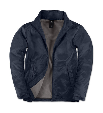 B & C Multi-Active/men Jacket, Navy/Warm Grey, S bedrucken, Art.-Nr. 432422553 B & C Multi-Active/men Jacket, Navy/Warm Grey, S bedrucken, Art.-Nr. 432422553