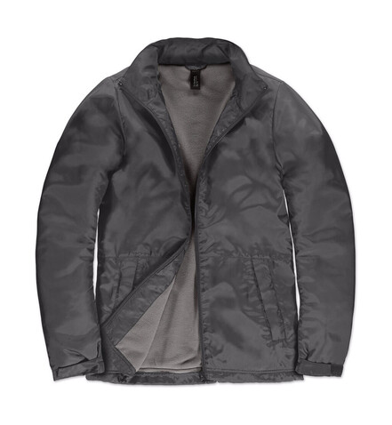 B &amp; C Multi-Active/women Jacket, Dark Grey/Warm Grey, S bedrucken, Art.-Nr. 433421613