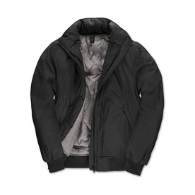 B & C Crew Bomber/women Jacket, Black/Warm Grey, XS bedrucken, Art.-Nr. 435421532 B & C Crew Bomber/women Jacket, Black/Warm Grey, XS bedrucken, Art.-Nr. 435421532