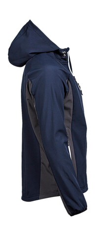 Tee Jays Hooded Lightweight Performance Softshell, Dark Grey/Off White, XL bedrucken, Art.-Nr. 435541635 Tee Jays Hooded Lightweight Performance Softshell, Dark Grey/Off White, XL bedrucken, Art.-Nr. 435541635