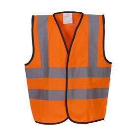 Yoko Kids Fluo 2 Band + Brace Waistcoat, Fluo Orange, 4-6 (S) bedrucken, Art.-Nr. 435774052 Yoko Kids Fluo 2 Band + Brace Waistcoat, Fluo Orange, 4-6 (S) bedrucken, Art.-Nr. 435774052